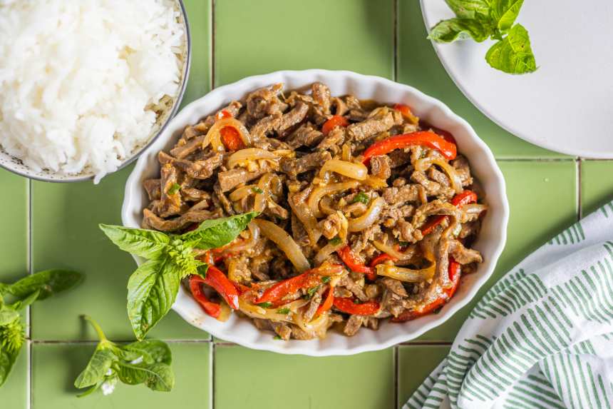 Thai Spicy Basil Beef Recipe